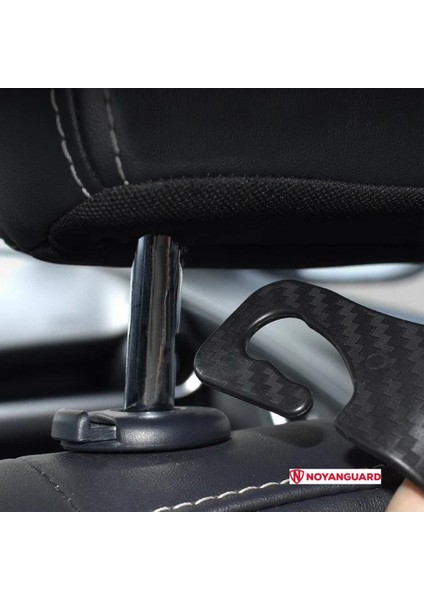 Araba Koltuk Arkası Askısı Karbonfiber 2'li Cn
