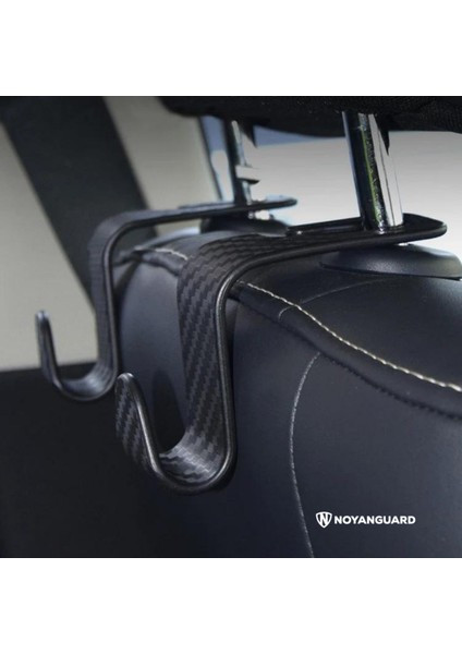 Araba Koltuk Arkası Askısı Karbonfiber 2'li Cn