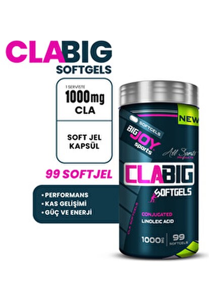 Clabig 1000 mg 99 Kapsül Konjuge Linoleik Asit İçeren Erkekler İçin fırsatları