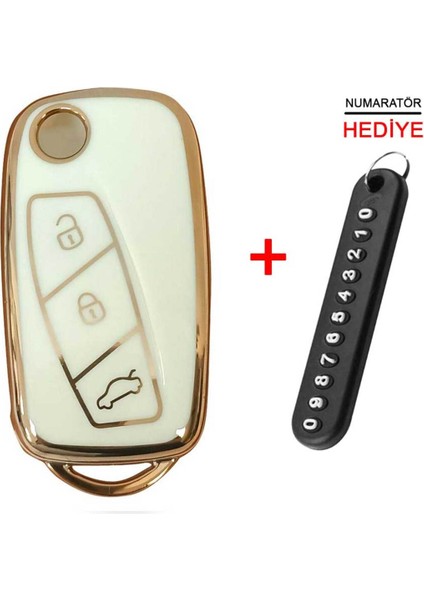 Renault Taliant Express Symbol Oto Kumanda Kabı Için Plastik Tuş Takımı 3 Tuşlu