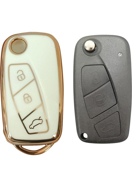 Renault Taliant Express Symbol Oto Kumanda Kabı Için Plastik Tuş Takımı 3 Tuşlu modelleri