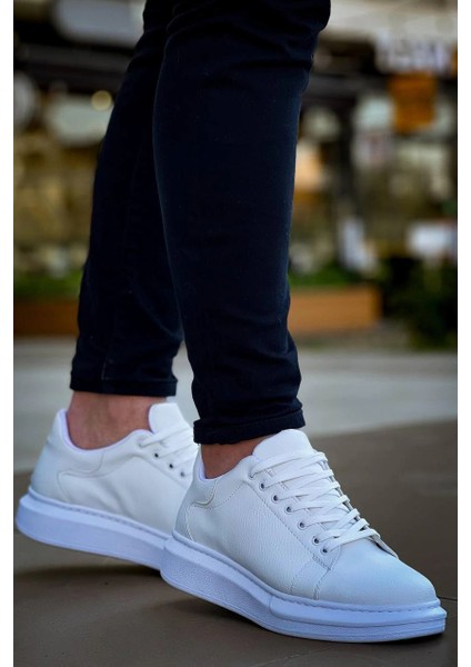 Xmpdby KB-X500 Kuback Bağcıklı Beyaz Günlük Erkek Ayakkabı (Numara: 44) fiyatları