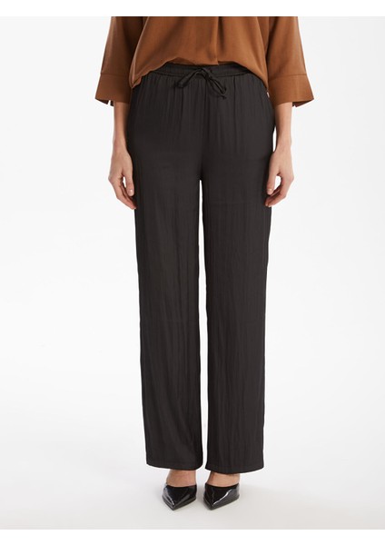 Yeni Sezon Beli Lastikli Saten Kadın Pantolon fiyatları