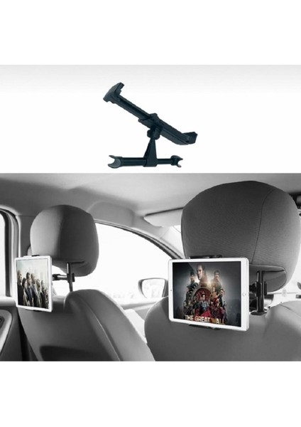 Araç Koltuk Başlığı Arkası 360 Derece Ipad Tablet Telefon Tutucu Turkuaz Sünger Cn