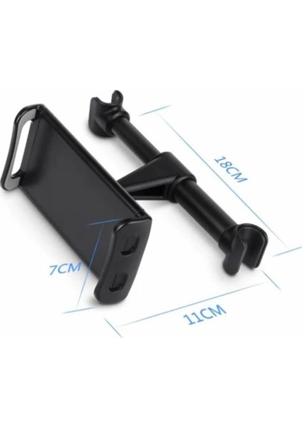 Araç Koltuk Başlığı Arkası 360 Derece Ipad Tablet Telefon Tutucu Turkuaz Sünger Cn indirimleri