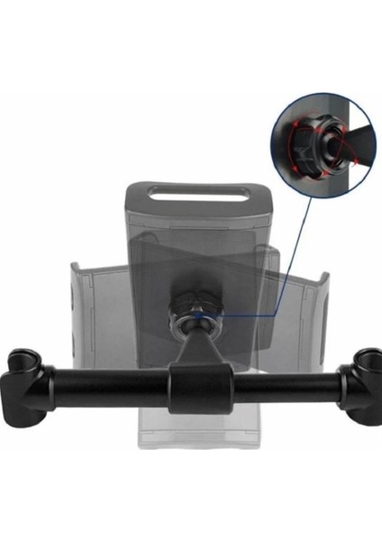 Araç Koltuk Başlığı Arkası 360 Derece Ipad Tablet Telefon Tutucu Turkuaz Sünger Cn