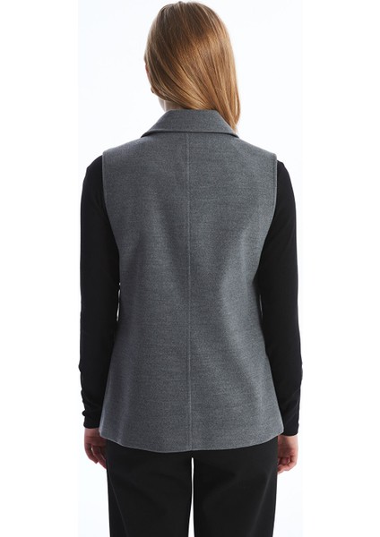 Yeni Sezon Ceket Yaka Kaşe Kadın Klasik Yelek indirimleri