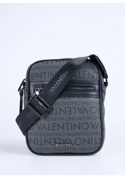 Gri - Siyah Erkek Postacı Çantası Bıllıon