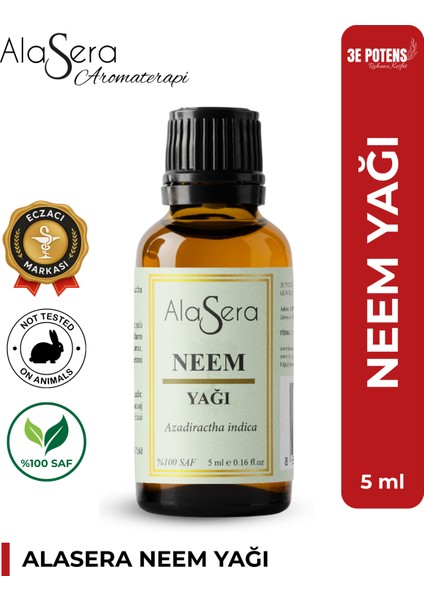 Neem Yağı 5 Ml Saf