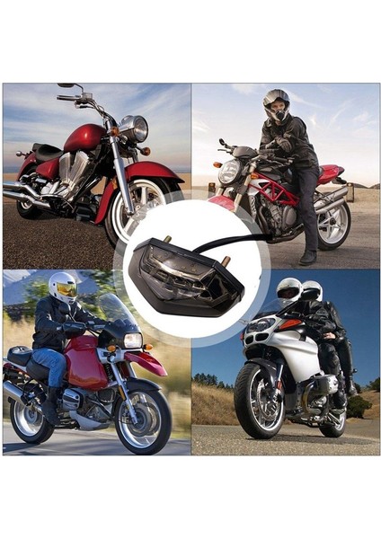Motosiklet Evrensel 12V Dc LED Fren Dur Kuyruk Işık Sinyal Göstergeleri Motosiklet Bisiklet Arka Fren Lambası (Yurt Dışından) indirimleri