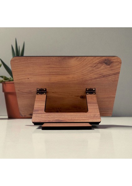 Ahşap Kitap Okuma Standı Masaüstü Ahşap Rahle