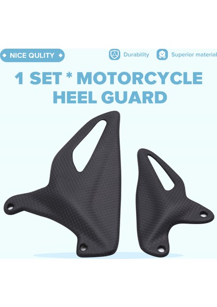 Karbon Fiber Aksesuarları Motosiklet Topuk Koruyucu Koruyucu Ayak Kanat Dikiz Ducati Streetfighter V2 V4/s 2020-2024 (Yurt Dışından) fırsatları