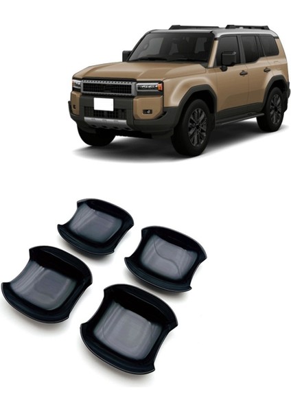 Toyota Land Cruiser 250 Prado LC250 2024 Aksesuarları Için Araç Dış Kapı Kolu Kapağı Kaplaması (Yurt Dışından) fırsatları