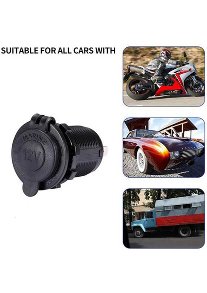 5 Adet 12V Güç Su Geçirmez Soket Araç Çakmak Soket Çakmak Adaptörü Deniz Atv Rv Motosiklet (Yurt Dışından) fırsatları