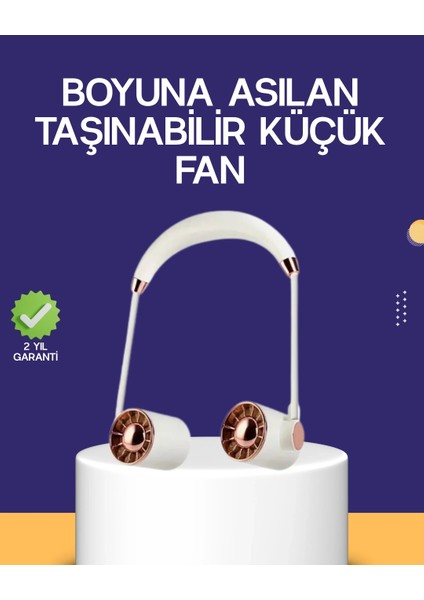 Katlanabilir Asılabilir Mini Fan USB Şarjlı 3 Kademeli Sessiz