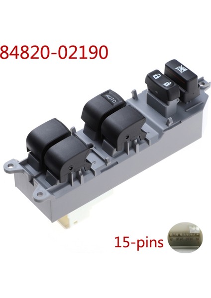 Toyota Corolla Yaris 2007-2014 Için Yeni 84820-02190 Elektrikli Cam Ana Kontrol Anahtarı 8482002190 84820-06100 (Yurt Dışından) fiyatları