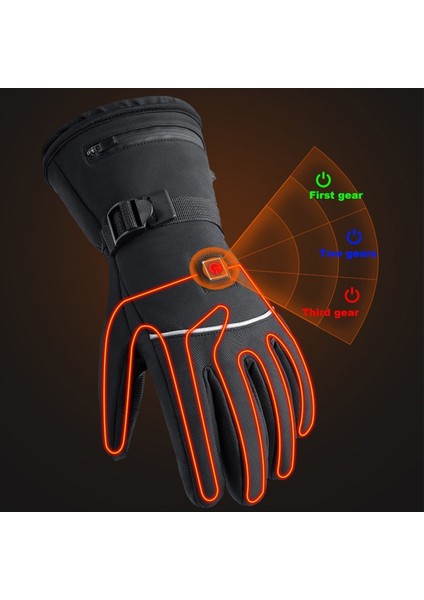 Kış Akıllı Elektrikli Isıtma Eldivenleri Rüzgar Geçirmez Sıcak Su Geçirmez Dokunmatik Ekran Açık Bisiklet ve Kayak Eldivenleri (Yurt Dışından) fırsatları