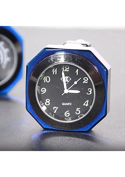 Motosiklet Saati Su Geçirmez Montaj Quartz Saat Izle Aydınlık Saat 22-28MM Gidon Stil Siyah Gümüş (Yurt Dışından) fırsatları