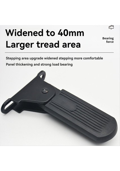 2 Adet Elektrikli Moped Ön Pedallı Scooter Ön Katlanabilir Pedalı Bacak Destek Pedi Kalınlaşmış Çelik Tabaka Ebike Aksesuarları 7cm (Yurt Dışından) indirimleri