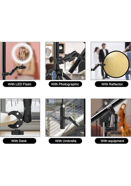 Sürme Motosiklet Bisiklet Spor Kamera Aksesuarları Çok Fonksiyonlu Çift Kafa Braketi Için Uygun INSTA360 Djı Akaso (Yurt Dışından) fırsatları