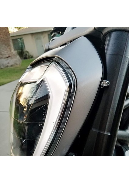 Motosiklet Dönüş Sinyalleri Mini Yanıp Sönen LED Koşu Fren Lambası Evrensel Harley Touring Softail Sportster Dyna Gümüş (Yurt Dışından) modelleri