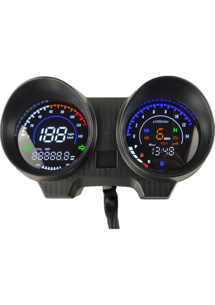 Brezilya Titan 150 Honda CG150 FAN150 2010 2012 Motosiklet Rpm Metre Kilometre Dijital Gösterge Paneli ,bluetooth ile (Yurt Dışından)