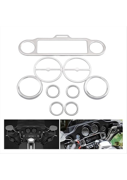 Iç Kaporta Stereo Göstergesi Hoparlör Kapakları Için Harley Touring Electra Sokak Glide Trike Modelleri 1996-2013 (Yurt Dışından) fırsatları