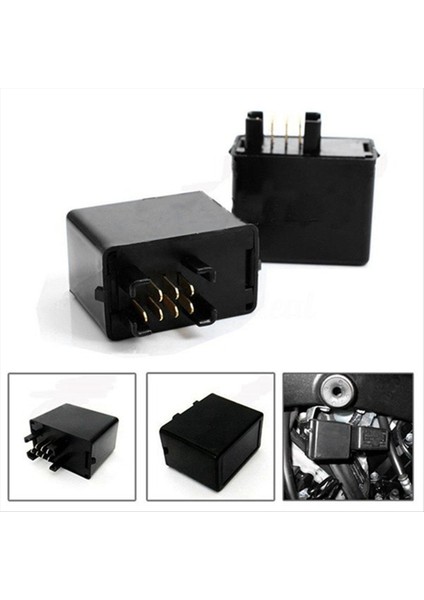 Motosiklet Flaş Rölesi 7 Pin LED Göstergesi Flaşör Rölesi Suzuki Gsxr 650 750 1000 Için 3 Adet (Yurt Dışından) modelleri