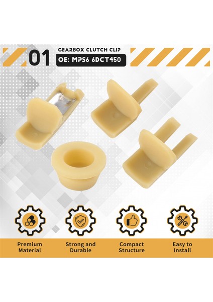 1 Set Otomatik Şanzıman Klipsi Kiti 6DCT450 Mps6 Şanzıman Debriyaj Tamir Parçaları Klipsi Kiti Land Rover Volvo Ford Mondeo Için (Yurt Dışından) fırsatları