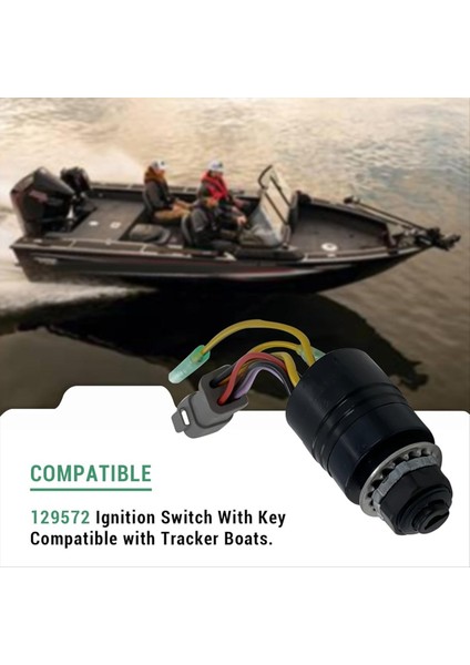 129572 Kontak Anahtarı ile 1 Anahtar, 3 Pozisyon 6 Tel Konnektörleri, Izci Tekneler Için Uyumlu (Yurt Dışından) modelleri