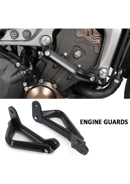 Motosiklet Düşen Koruma Çerçeve Kaymak Kaplama Guard Crash Pad Koruyucu Için Yamaha XSR900 Xsr 900 XSR900 2022 2023 (Yurt Dışından) fiyatları