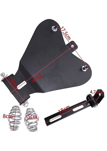 Vintage Bahar Deri Yastık Motosiklet Yastık Demir Plaka Olmadan Harley Için Uygun Tüm Serisi Modifiye (Yurt Dışından) modelleri