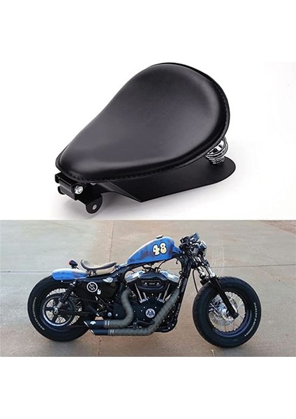 Vintage Bahar Deri Yastık Motosiklet Yastık Demir Plaka Olmadan Harley Için Uygun Tüm Serisi Modifiye (Yurt Dışından) fırsatları