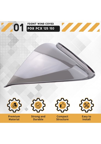 Modifiye Motosiklet Pc Ön Sol Sağ Yan Bacak Koruması Legshield Deflector Rüzgar Kapağı-Honda Pcx 125 150 2018-2020 (Yurt Dışından) fırsatları