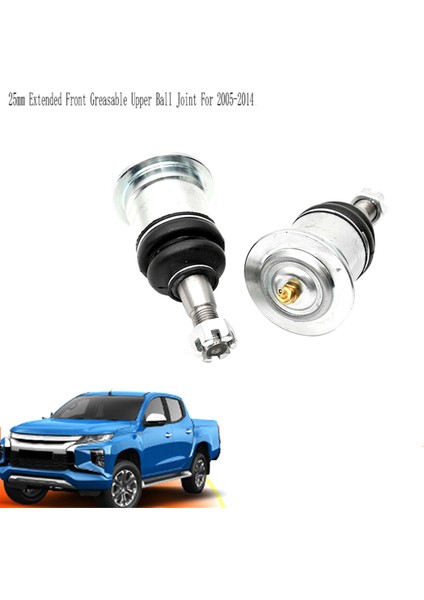Mitsubishi Triton L200 ml Mn Mq / Pajero 2WD 2005-2014 Için 25 mm Genişletilmiş Ön Yağlanabilir Üst Bilyalı Mafsal (Yurt Dışından) indirimleri