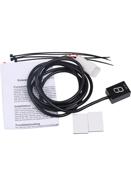 Motosiklet Dişli Göstergesi Monitör Kawasakı Zx - 6r ZX-10R Z1000 Nınja 250R 400R 650R 2003-2014 Dişli Ekran LCD Mavi (Yurt Dışından)