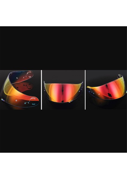 Motosiklet Kaskı Revo Lens Kask Vizörü Aksesuarları Gt-Aır Gt-Aır2 Kask Için Kask Ön Camı Lensi Şeffaf Revo Kırmızı (Yurt Dışından) fiyatları