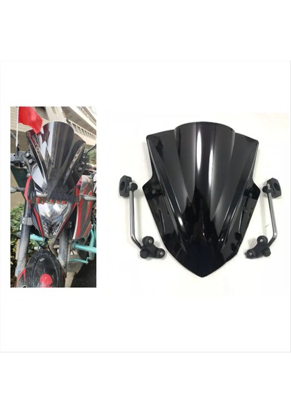 Motosiklet Cam Ön Cam Ayarlanabilir Braket Rüzgar Ekran Cfmoto 300NK 300 Nk (Yurt Dışından) fiyatları