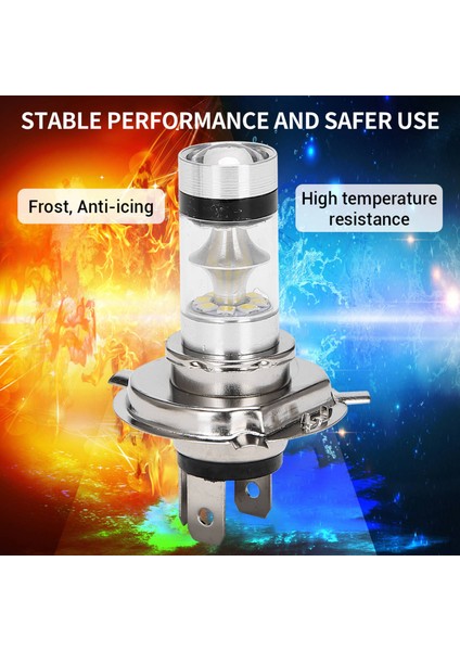 2 Adet H4 9003 Hb2 LED Motosiklet Far Ampuller Hıd Hi &amp; Düşük Işın 6500 K Beyaz Güç (Yurt Dışından) indirimleri