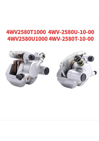 1 Çift Motosiklet Fren Kaliper Alt Pompası Assy Yamaha Atv Grızzly YFM600 660 1998-2008 4WV-2580T-10-00 4WV2580U1000 (Yurt Dışından) modelleri