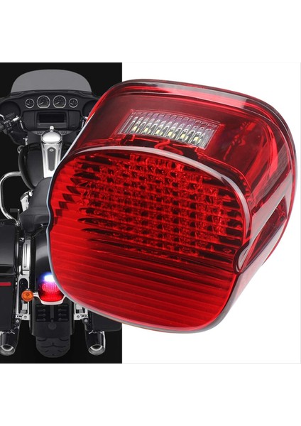 1 Adet Motosiklet Modifiye Siyah Arka Kuyruk Işık LED Fren Işığı Harley Motosikletler Için Güçlü Nüfuz Gücü ile (Yurt Dışından) fırsatları