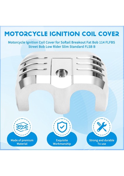 Motosiklet Ateşleme Bobini Kapağı Için Harley Softail Breakout Yağ Bob 114 Flfbs Sokak Bob Düşük Binici Ince Standart Flsb B (Yurt Dışından) fırsatları