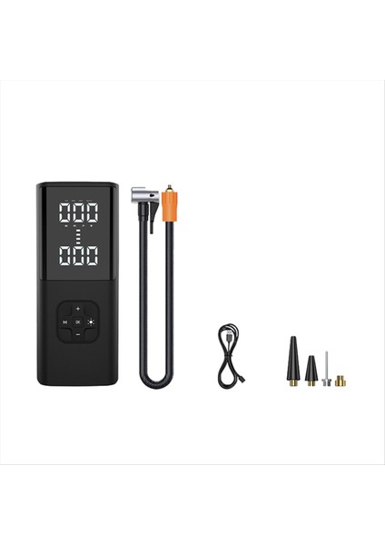 Şişme Pompa Kablosuz Lastik Hava Pompası Motosikletler Için Kamyonet Araba Hava Kompresörü Dijital Taşınabilir Süper Güç (Yurt Dışından)