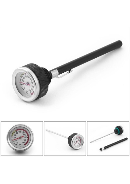 M20 x 2.5 Motosiklet Yakıt Deposu Kapakları 35MM Yağ Sıcaklık Ölçer 0-200℃ Pointer Termometre Kapatma Başlığı (Yurt Dışından) indirimleri