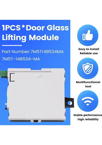 7M5T14B534MA, 7M5T-14B534-MA Ford Focus Mk2 Için Araç Arka Sağ Kapı Camı Kaldırma Modülü Kontrol Cihazı (Yurt Dışından) fırsatları