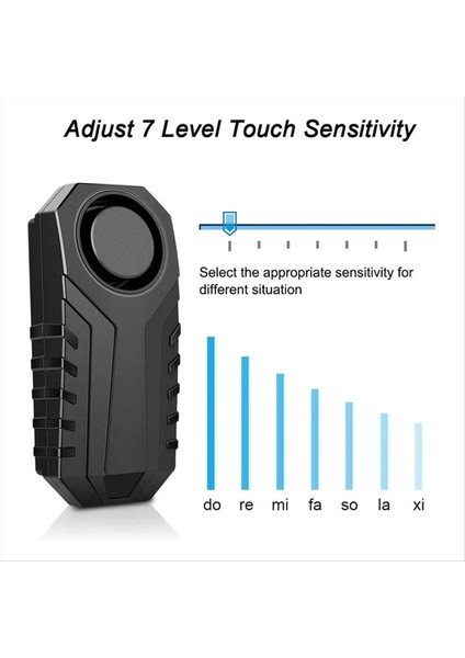 Motosiklet Bisiklet Titreşimli Alarm IP55 Su Geçirmez Bisiklet Alarmı Uzaktan Kumanda Anti-Hırsızlık Motosiklet Alarmlı Dedektör Sistemi (Yurt Dışından) fırsatları