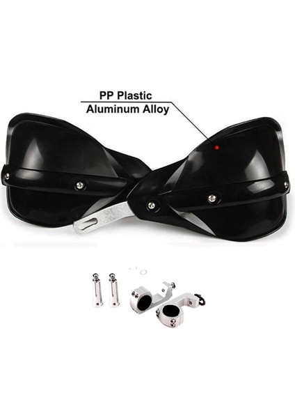 Motocross Rüzgar Kalkanı, Alüminyum Alaşım El Yay Yarım Sarılmış Rüzgar Kalkanı Siyah 28MM Gidon Guard (Yurt Dışından) fırsatları