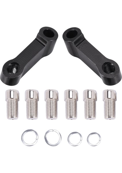 Cnc Evrensel Alüminyum 10MM Motosiklet Ayna Dağı Yükseltici Uzatıcılar Paspayı Uzatma Adaptörü Adaptörü Moto M10 Aksesuarları (Yurt Dışından)