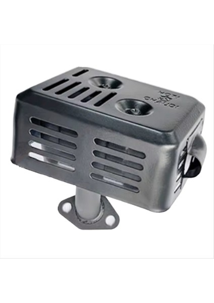 Siyah Egzoz Susturucu Sistemi Isı Kalkanı ile Conta ile Honda Için GX110 GX120 GX140 GX160 GX200 5.5 Hp 6.5 Hp (Yurt Dışından)