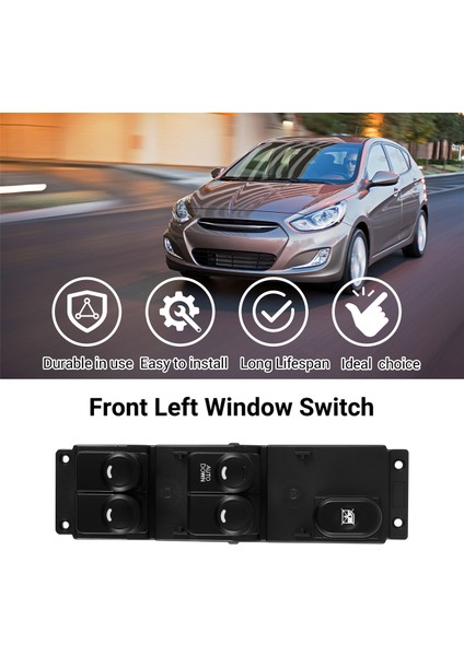 Hyundai Accent 13-17 Için Araç Ön Sol Ana Elektrikli Cam Anahtarı 93570-1R101 (Yurt Dışından) indirimleri